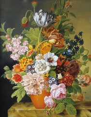 Алмазная мозаика 40x50 cm.  "Bouquet In A Vase" цена и информация | Алмазная мозаика | 220.lv