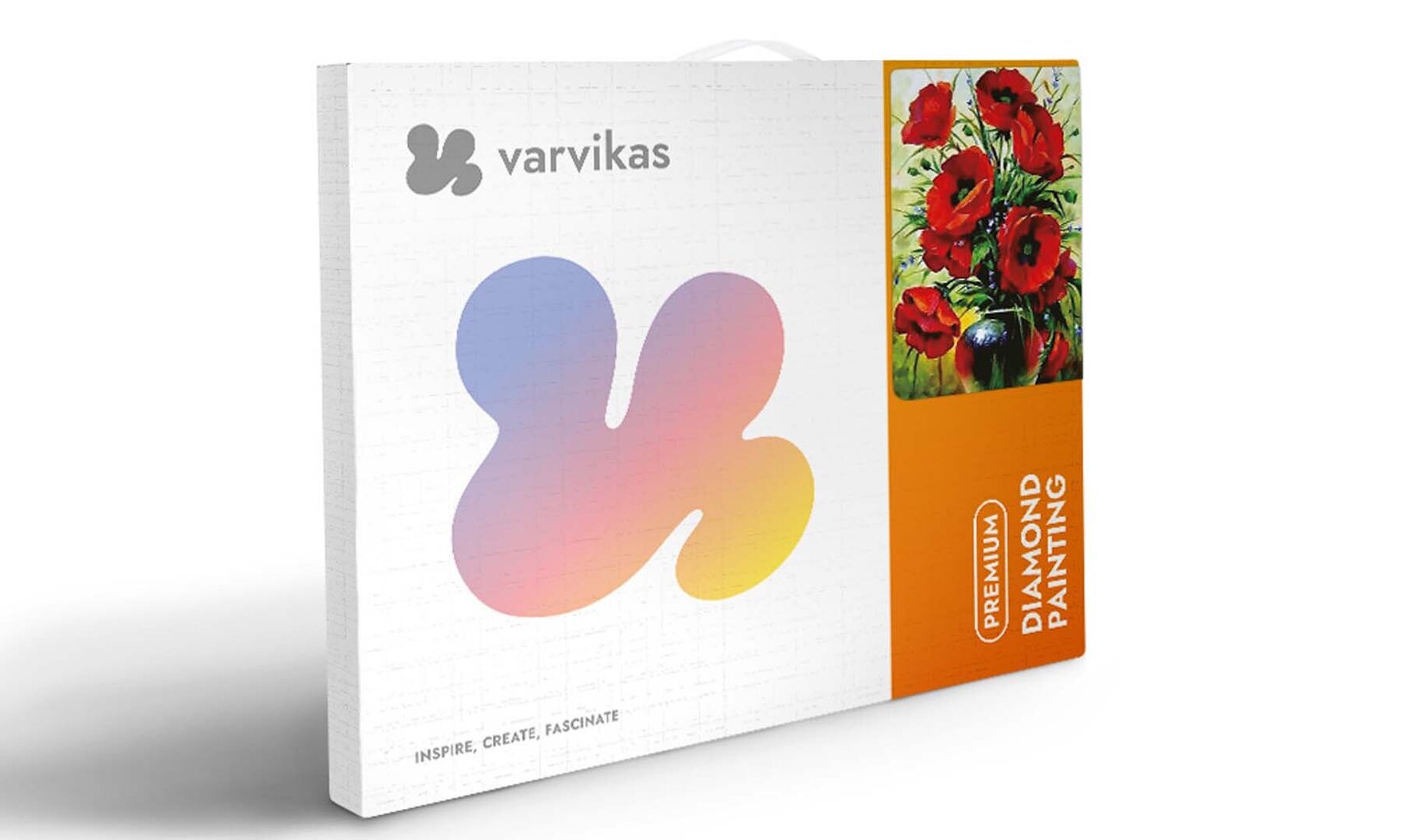 Dimantu mozaīkas komplekts uz rāmja TM Varvikas - Poppies Bouquet LG231e 40x50 cm cena un informācija | Dimantu mozaīkas | 220.lv