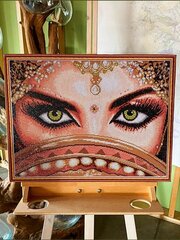 Алмазная мозаика 50x65 cm.  "Eastern Eyes" цена и информация | Алмазная мозаика | 220.lv