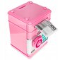 Krājkasīte: seifs rozā krāsā ar pin kodu cena un informācija | Oriģinālas krājkasītes | 220.lv