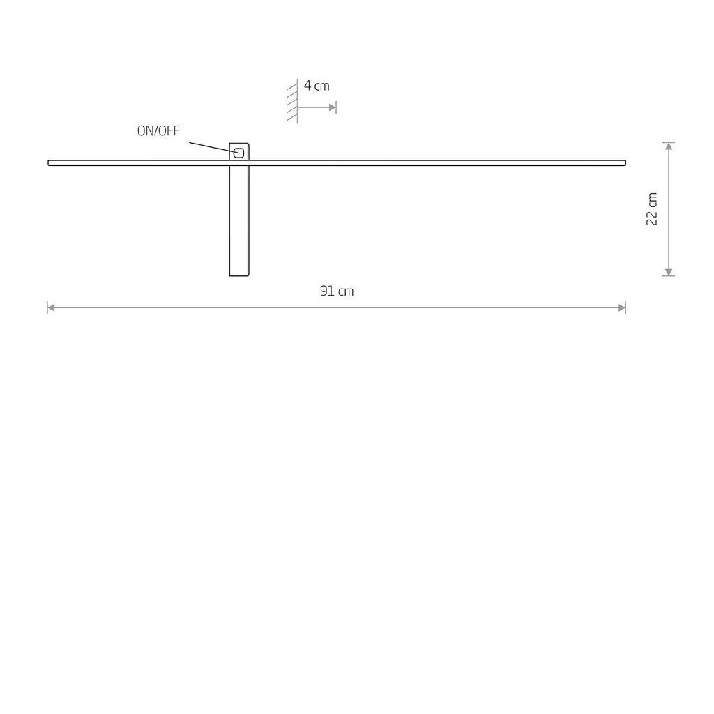 Sienas lampa Nowodvorski IMPULSE LED M 8116 cena un informācija | Sienas lampas | 220.lv