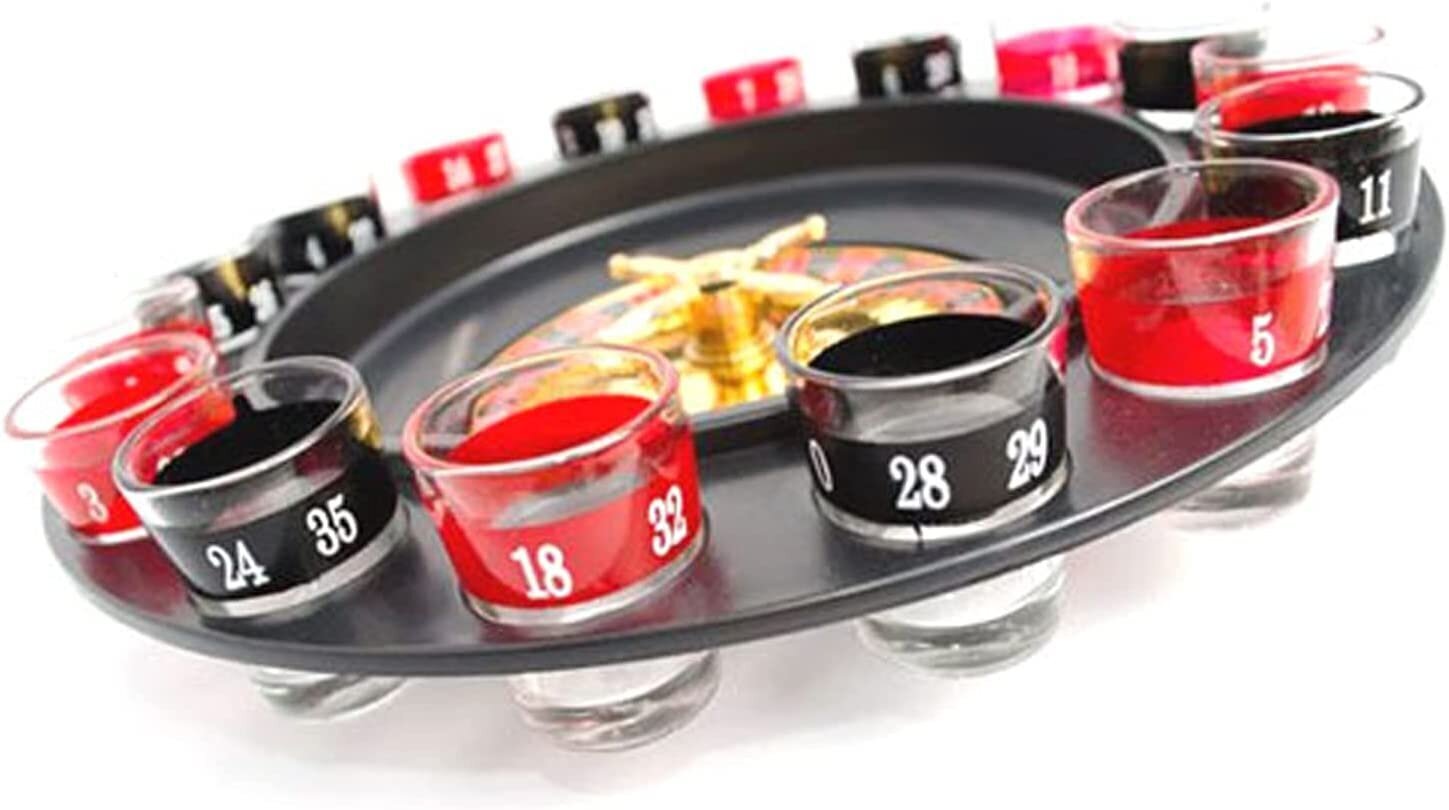 Spēle Roulette Modux Shots Glass With Glasses cena un informācija | Ballītēm un svētkiem | 220.lv