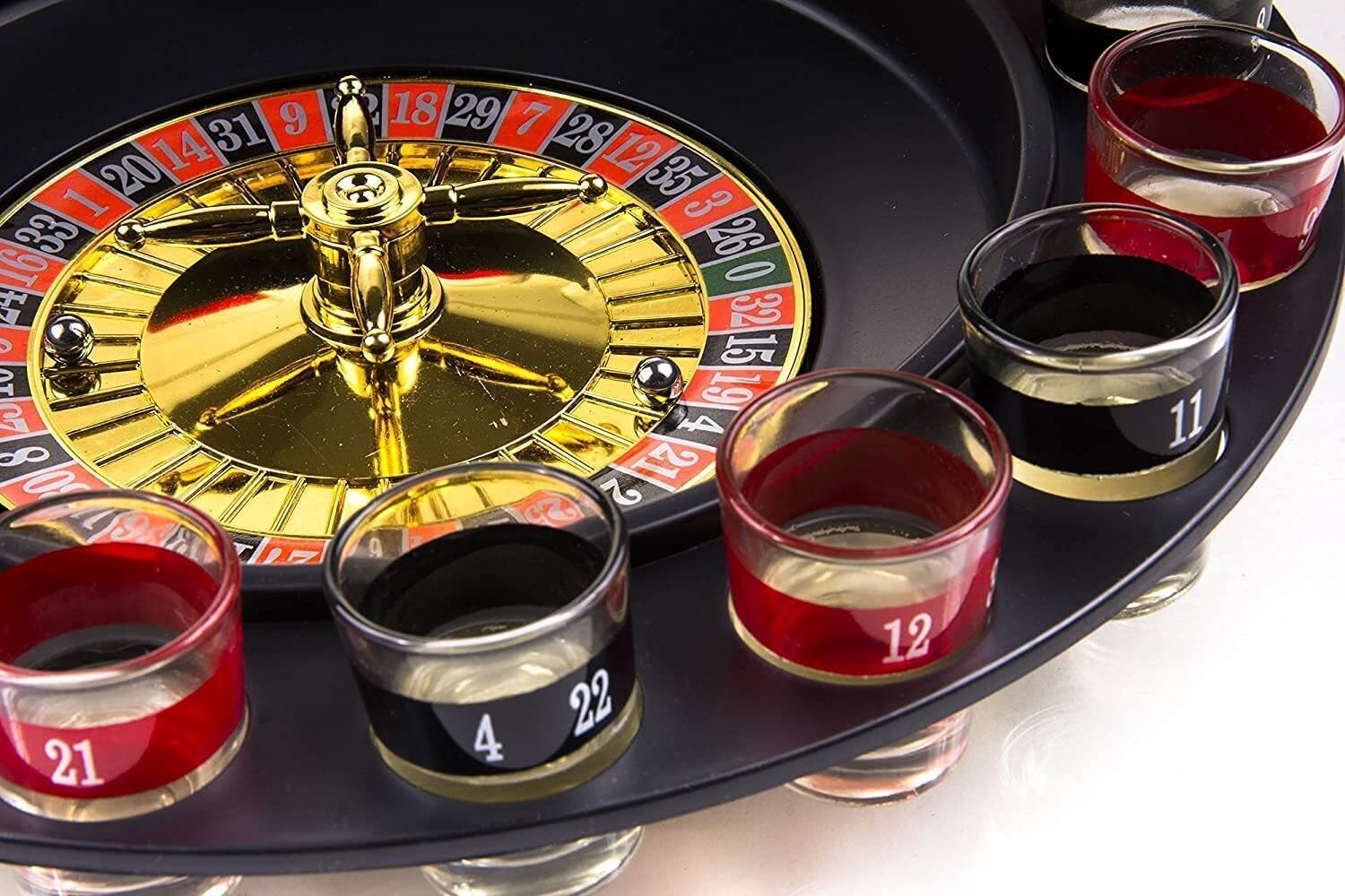 Spēle Roulette Modux Shots Glass With Glasses cena un informācija | Ballītēm un svētkiem | 220.lv
