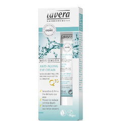 Lavera Basis Sensitiv Q10 Anti-Ageing Eye Cream 15ml цена и информация | Сыворотки, кремы для век | 220.lv