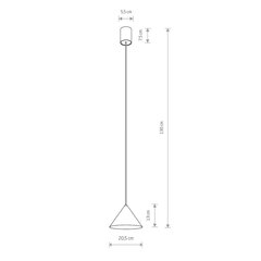 Подвесной светильник Nowodvorski Zenith S 7996 цена и информация | Настенный/подвесной светильник Eye Spot 11 BL, чёрный | 220.lv