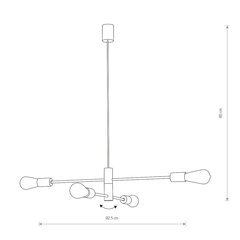 Подвесной светильник Nowodvorski ROTOR 7935 цена и информация | Люстры | 220.lv