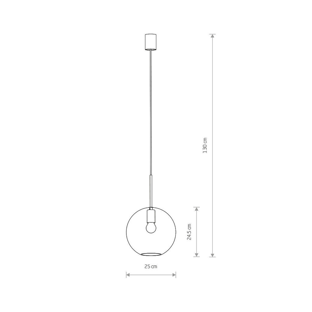 Piekaramā lampa Nowodvorski SPHERE L 7850 cena un informācija | Lustras | 220.lv