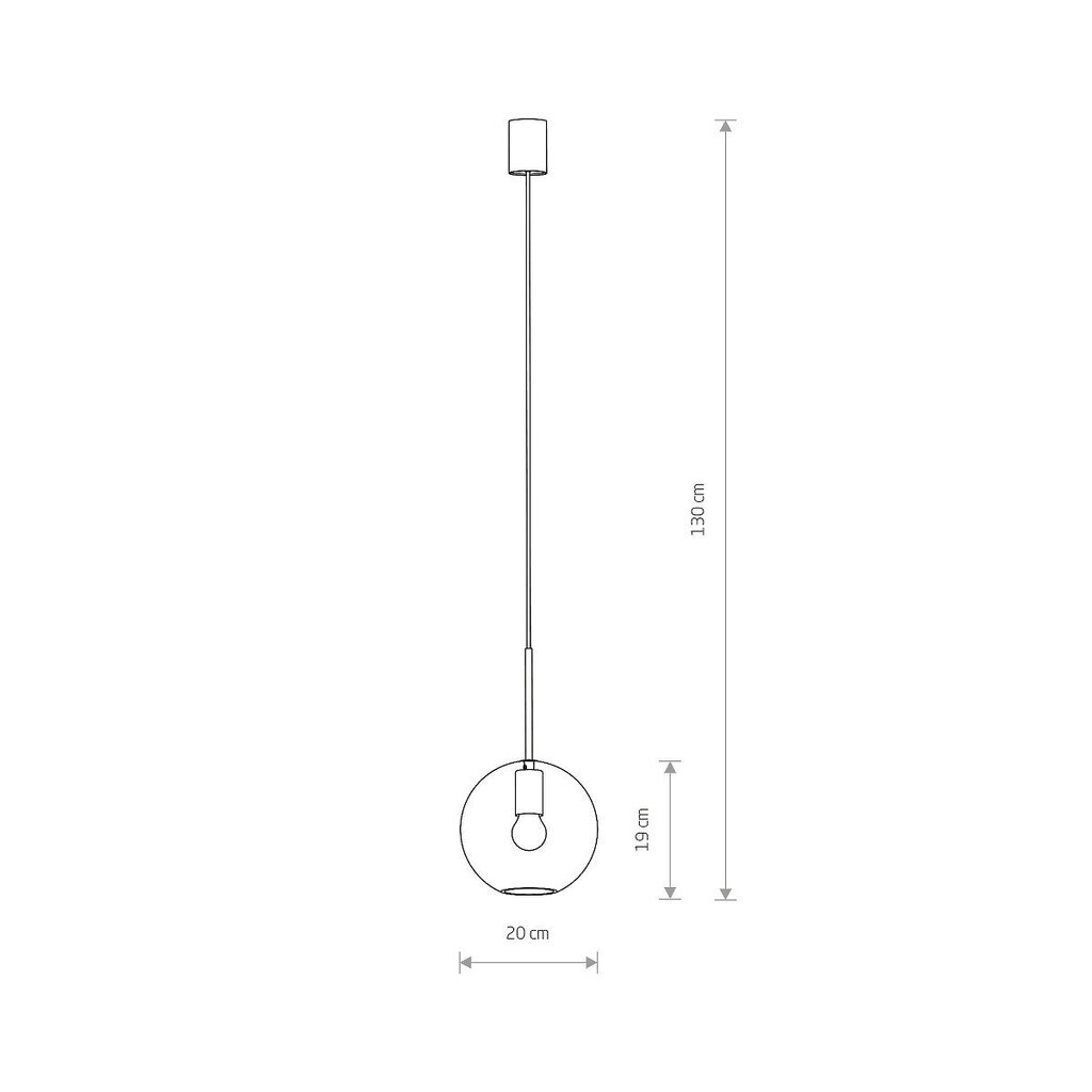 Piekaramā lampa Nowodvorski SPHERE M 7848 cena un informācija | Piekaramās lampas | 220.lv