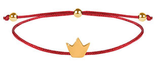 Troli Vadīta rokassprādze Crown Red / Gold цена и информация | Браслеты | 220.lv