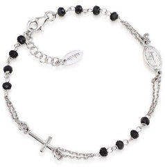 Amen Оригинальный серебряный браслет с кристаллами Rosary BROBN3 цена и информация | Женские браслеты | 220.lv