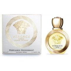 Versace Eros Pour Femme Deo Spray 50ml цена и информация | Парфюмированная женская косметика | 220.lv