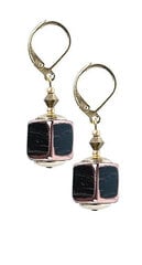Lampglas Eleganti Black Love auskari no Lampglas ECU31 pērlēm cena un informācija | Auskari | 220.lv