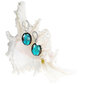 Lampglas Noslēpumaini Deep Sea auskari no Lampglas pērlēm ar tīru EP11 sudrabu cena un informācija | Auskari | 220.lv