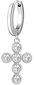 Brosway Tērauda vienvietīgi auskari Cross Chakra BHKE018 цена и информация | Auskari | 220.lv