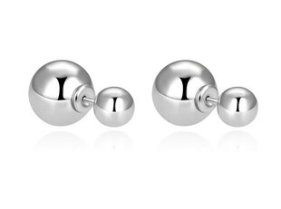 Классические двойные серьги из серебра Beneto AGUP2625. цена и информация | Серьги | 220.lv