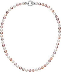 Evolution Group Krāsainu pērļu kaklarota Pavona 22004.3 A cena un informācija | Kaklarotas | 220.lv