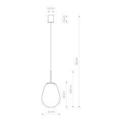 Piekaramā lampa Nowodvorski PEAR S 7800 cena un informācija | Lustras | 220.lv