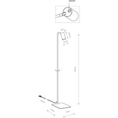 Stāvlampa Nowodvorski MONO 7717 cena un informācija | Stāvlampas | 220.lv