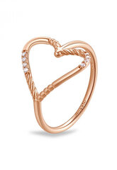 Романтичное бронзовое кольцо Rosato Got Me RZGM31 цена и информация | Кольца | 220.lv