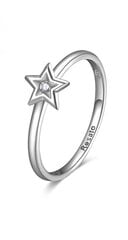 Rosato Очаровательное серебряное кольцо со звездой Allegra RZA027 цена и информация | Кольца | 220.lv