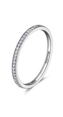 Минималистское серебряное кольцо с цирконами Rosato Allegra RZA029 цена и информация | Кольца | 220.lv
