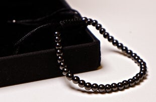 Латунный браслет с жемчугом, черный цена и информация | Женские браслеты | 220.lv