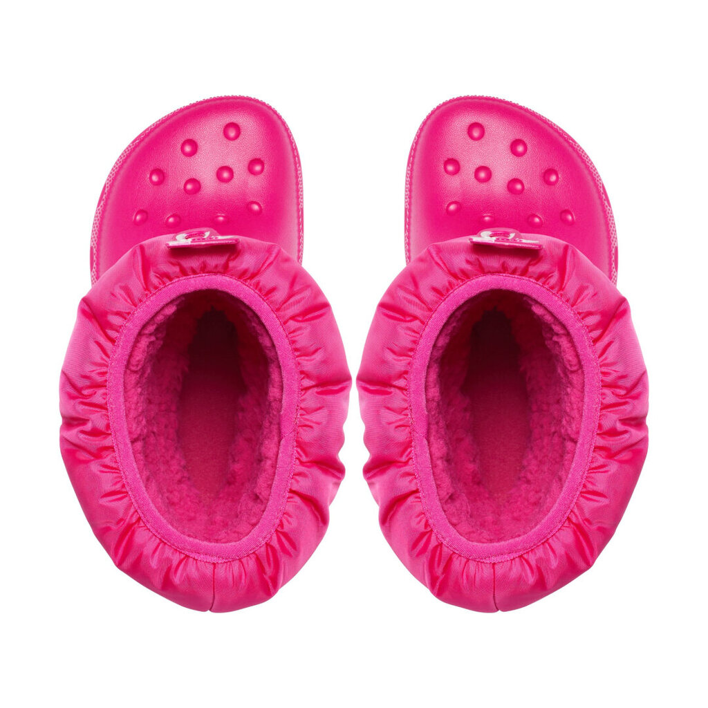 Crocs™ zābaki meitenēm Classic Neo Puff, rozā, 7683 цена и информация | Bērnu zābaki | 220.lv