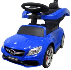 Bērnu stumjamā mašīna MERCEDES AMG C63, zila cena un informācija | Rotaļlietas zīdaiņiem | 220.lv