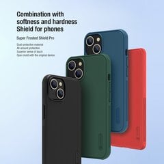 Nillkin Super Frosted PRO Back Cover for Apple iPhone 14 Red (Without Logo Cutout) cena un informācija | Telefonu vāciņi, maciņi | 220.lv