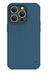 Nillkin Super Frosted PRO Back Cover for Apple iPhone 14 Pro Max Blue (Without Logo Cutout) цена и информация | Чехлы для телефонов | 220.lv