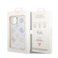 Guess PC/TPU Peony Glitter Case for iPhone 14 White cena un informācija | Telefonu vāciņi, maciņi | 220.lv