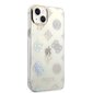 Guess PC/TPU Peony Glitter Case for iPhone 14 Plus White цена и информация | Telefonu vāciņi, maciņi | 220.lv