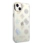 Guess PC/TPU Peony Glitter Case for iPhone 14 Plus White cena un informācija | Telefonu vāciņi, maciņi | 220.lv