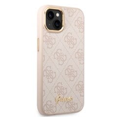 Guess PC/TPU 4G Metal Camera Outline Case for iPhone 14 Pink цена и информация | Чехлы для телефонов | 220.lv