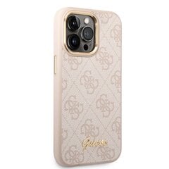 Guess PC/TPU 4G Metal Camera Outline Case for iPhone 14 Pro Max Pink цена и информация | Чехлы для телефонов | 220.lv