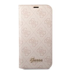 Guess PC/TPU 4G Metal Camera Outline Book Case for iPhone 14 Pro Pink цена и информация | Чехлы для телефонов | 220.lv