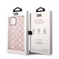 Karl Lagerfeld Monogram Vertical Stripe Case for iPhone 14 Pink cena un informācija | Telefonu vāciņi, maciņi | 220.lv