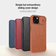 Nillkin Qin Book PRO Case for Apple iPhone 14 Pro Max Blue цена и информация | Чехлы для телефонов | 220.lv