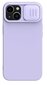 Nillkin CamShield Silky Silicone Case for Apple iPhone 14 Plus Purple cena un informācija | Telefonu vāciņi, maciņi | 220.lv