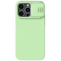 Nillkin CamShield Silky Silicone Case for Apple iPhone 14 Pro Max Green цена и информация | Чехлы для телефонов | 220.lv