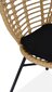 2-u krēslu komplekts Halmar K472, brūns/melns cena un informācija | Virtuves un ēdamistabas krēsli | 220.lv