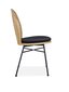 2-u krēslu komplekts Halmar K472, brūns/melns cena un informācija | Virtuves un ēdamistabas krēsli | 220.lv