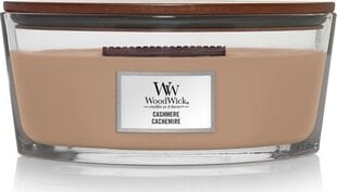 Aromātiska svece WoodWick Cashmere, 453.6 g cena un informācija | Sveces un svečturi | 220.lv