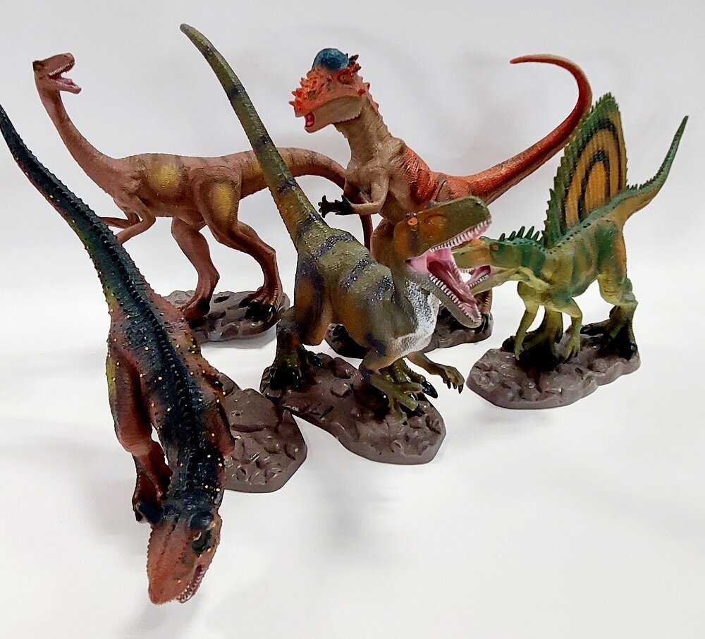 Kolekcionējamu Dinozauru figūriņu komplekts 6 gab. cena un informācija | Rotaļlietas zēniem | 220.lv