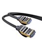 Baseus Speed Seven High Speed RJ45 Network Cable 10Gbps 1m Black (WKJS010101) cena un informācija | Kabeļi un vadi | 220.lv