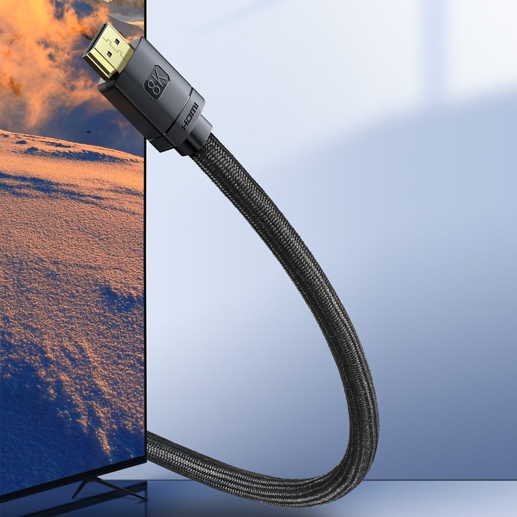 Baseus, HDMI, 0,5 m cena un informācija | Kabeļi un vadi | 220.lv