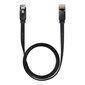 Baseus high Speed Six types of RJ45 Gigabit network cable (flat cable)1.5m Black cena un informācija | Kabeļi un vadi | 220.lv