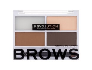 Палитра красок для бровей Revolution Relove Cult Brow, 3,2 г, Medium цена и информация | Карандаши, краска для бровей | 220.lv