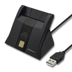 Qoltec Сканер смарт-чипов USB2.0 Plug & Play цена и информация | Smart устройства и аксессуары | 220.lv