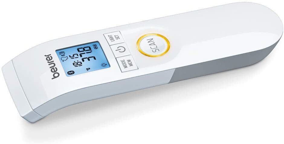 Beurer FT 95 Bluetooth Remote sensing thermometer White Forehead Buttons cena un informācija | Termometri | 220.lv